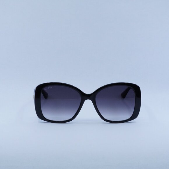 ?️ New Gucci GG0762S 001 Sunglasses - Black Frame, Grey Gradient Lenses main image 12